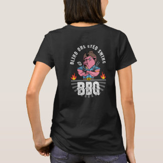 Camiseta Design de trás de um pino cego 