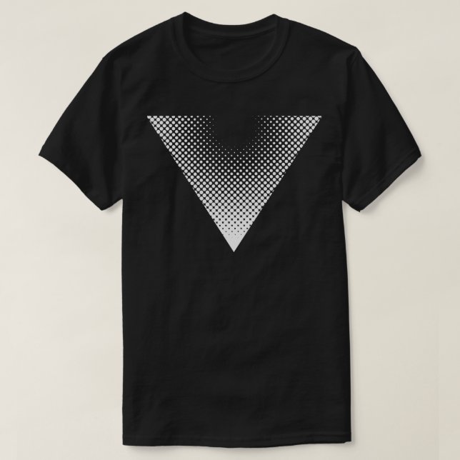 Camiseta Design de triângulo de rasteira (Frente do Design)