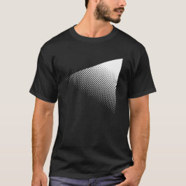 Camiseta design de triângulo de raster geométrico