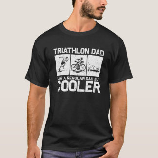 Camiseta Design De Triathlon Engraçado Para Carro De Nataçã