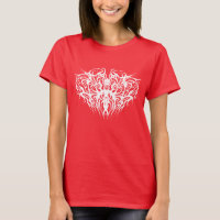 Design de Tribal de Coração Partida de Abstrato Br