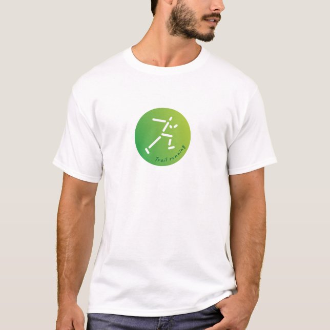 Camiseta Design de Trilha em Execução (Frente)