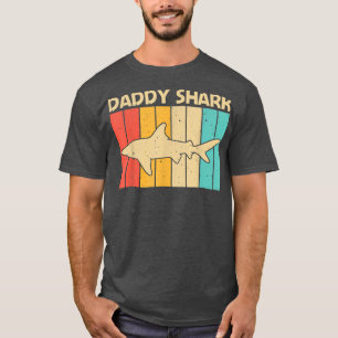 Camiseta Design De Tubarão legal Para Rapazes Pais