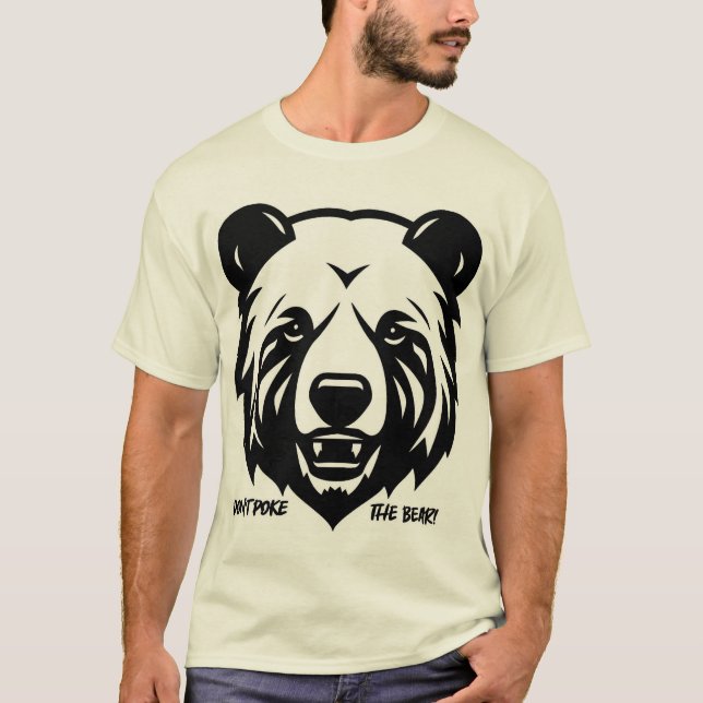 Camiseta Design de urso engraçado (Frente)