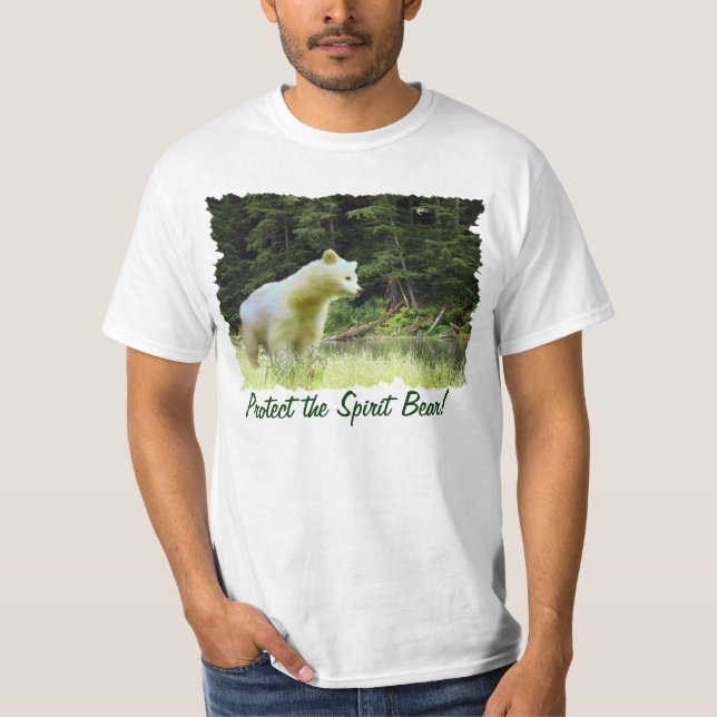 Camiseta Design de Ursos para Animais e Animais Selvagens (Frente)