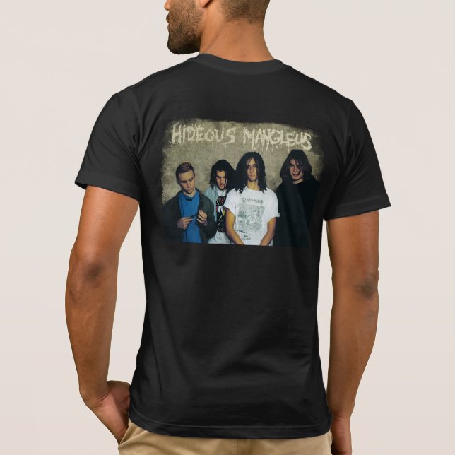 Camiseta Design de Vampiro Hideous Mangleus (casados) (Verso)