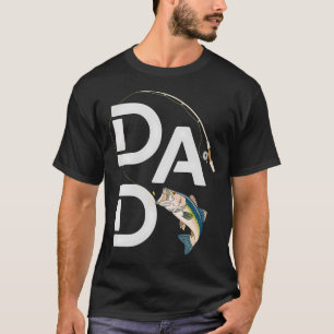 Camiseta Design de vara de pesca para pescadores