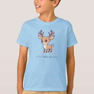 Camiseta Design de Veado Bastante Grande Estilo