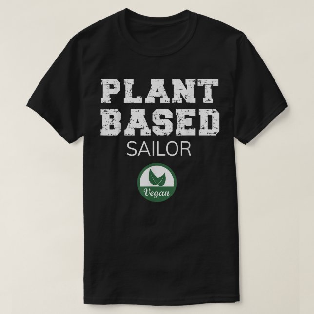 Camiseta Design de vela com base em planta (Frente do Design)