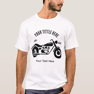 Camiseta Design de Velocidade e Liberdade em Passeio de Mot