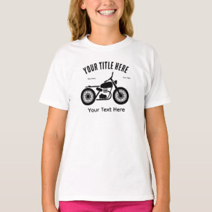 Camiseta Design de Velocidade e Liberdade em Passeio de Mot