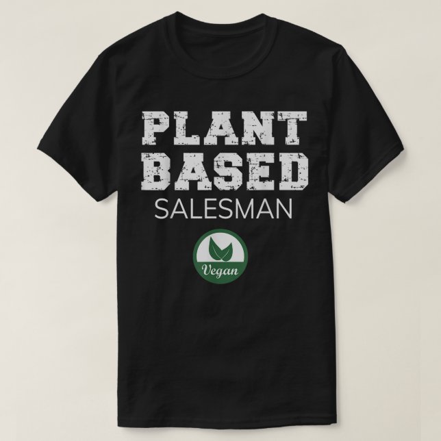 Camiseta Design de Vendedor Baseado em Plantas (Frente do Design)
