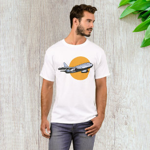 Camiseta Design de Viagem de Jato de Vintage de Avião Retro