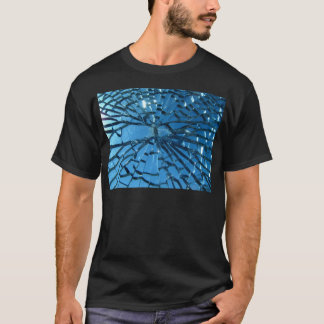 Camiseta Design de vidro quebrado