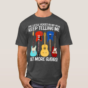Camiseta Design De Violão legal Para Homens Jogadores De Ba