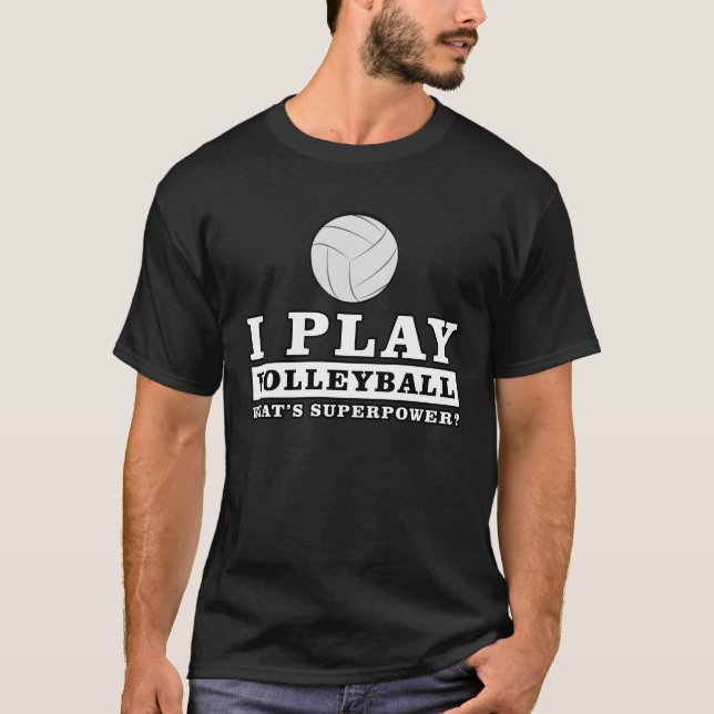 Camiseta Design de Volei Divertido (Frente)