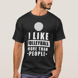Camiseta Design de Volei Divertido