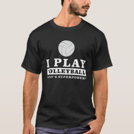 Camiseta Design de Voleibol Engraçado