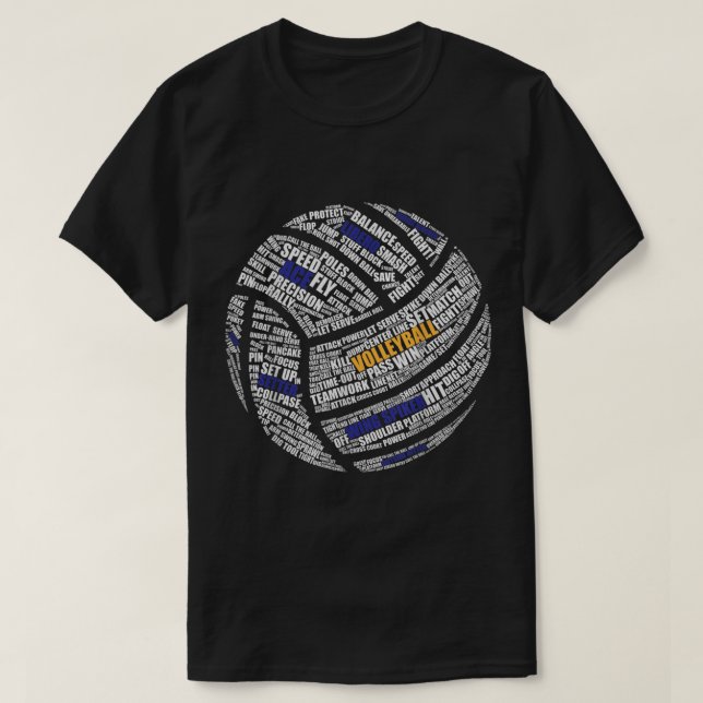 Camiseta Design De Voleibol Masculino Pl (Frente do Design)