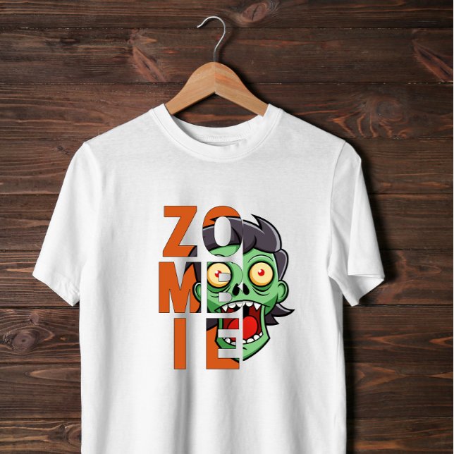 Camiseta Design de Zombie Zombie Spooky Halloween (Criador carregado)