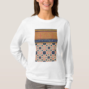 Camiseta Design decorativo árabe (litho da cor)