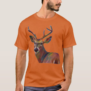 Camiseta Design Deer Buck Head