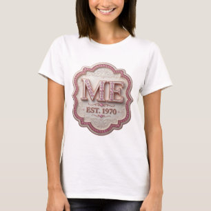 Camiseta Design Dinâmico ME EST 1970 Citação