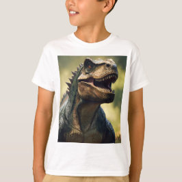 Camiseta Design Dino básico para crianças