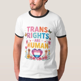 Camiseta Design Direitos Trans São Direitos Humanos | LGBTQ