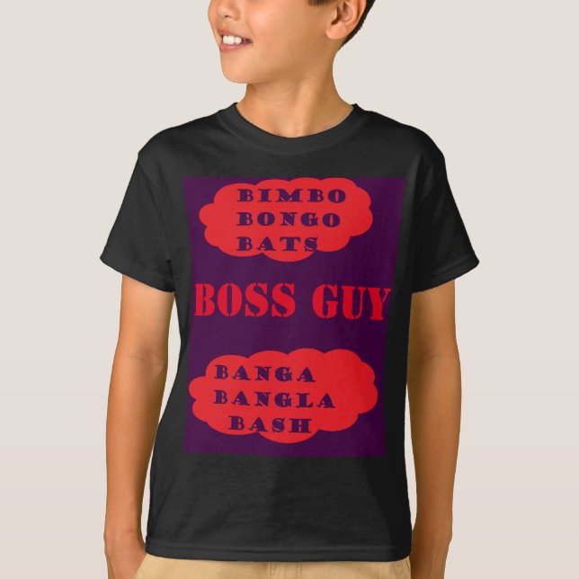 Camiseta Design Diversão Bimbo Bongo Bats fantasia Tshirt (Frente)