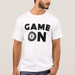Camiseta Design Divertido de Bilhar