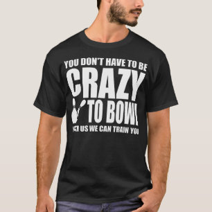 Camiseta Design Divertido de Boliche para Amantes de Bolich