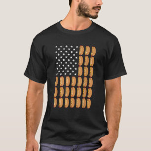 Camiseta Design Divertido de Cachorro Quente para Crianças 