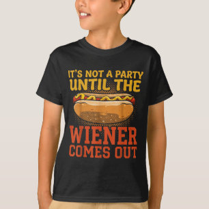 Camiseta Design Divertido de Cachorro Quente para Homens Mu