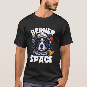 Camiseta Design Divertido de Cão de Montanha Bernês Amante