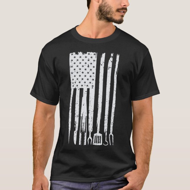 Camiseta Design Divertido de Churrasco! Para Fãs de Fumar  (Frente)