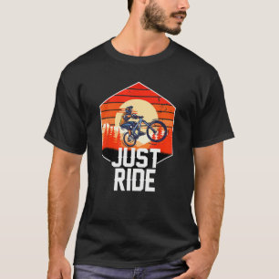 Camiseta Design Divertido de Ciclismo de Montanha para Home