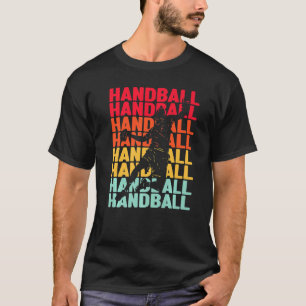 Camiseta Design Divertido de Handebol Retro Vintage para P