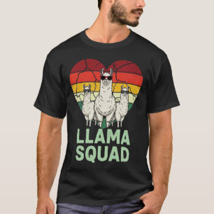 Camiseta Design Divertido de Lhama para Homens e Mulheres F