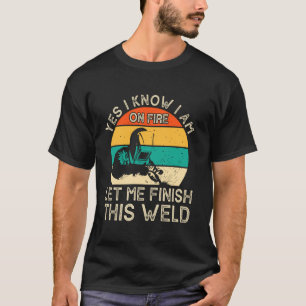 Camiseta Design Divertido Para Amantes da Soldagem Para Hom