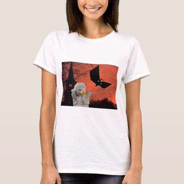Camiseta Design divertido para o Halloween (Frente)