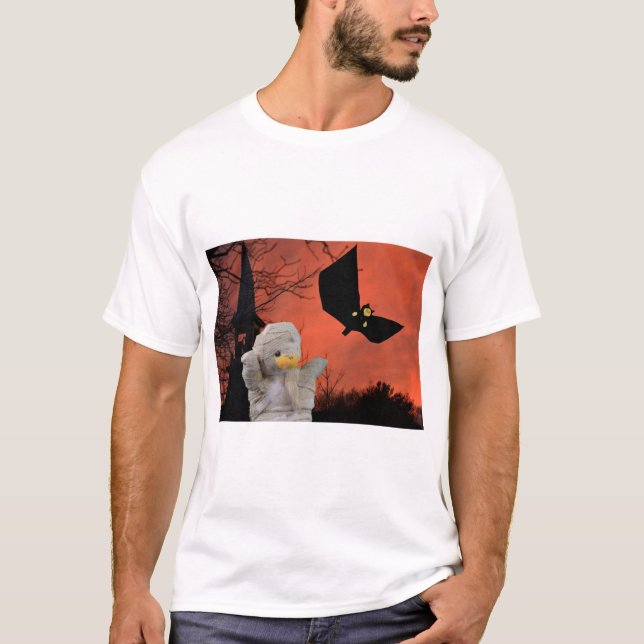 Camiseta Design divertido para o Halloween (Frente)