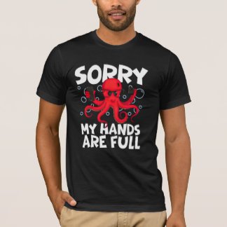 Camiseta Design Divertido–Polvo Legal Segurando Telefones