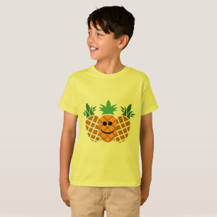 Camiseta Design do abacaxi - t-shirt do Hanes TAGLESS® dos