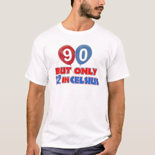 Camiseta design do aniversário do ano do 90
