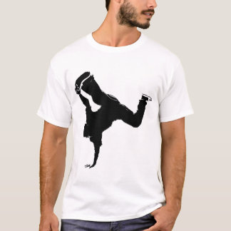 Camiseta design do breakdancer