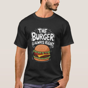 Camiseta Design do Burger Burger Burger para Bur Rápido de