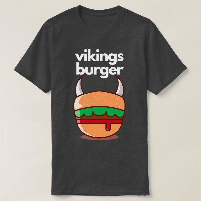Camiseta Design do Burger Vikings (Frente do Design)
