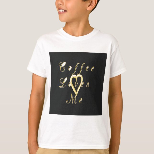 Camiseta Design do café cremoso (Frente)