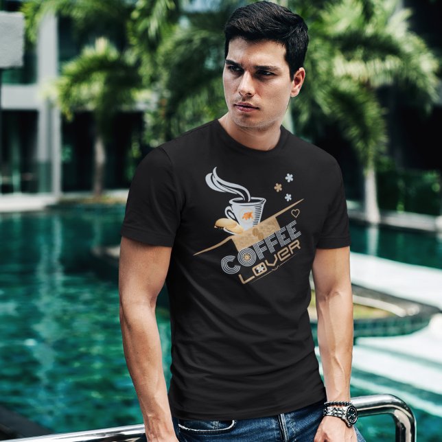 Camiseta Design do café Lover (Criador carregado)
